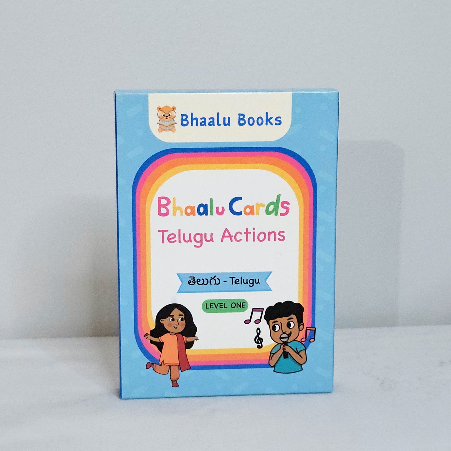 Telugu Action Flashcards: Bilingual Telugu-English Cards for Kids