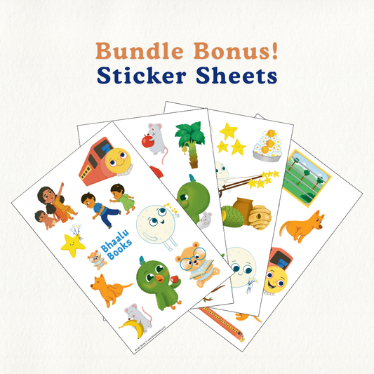 The Everything Telugu Bundle (5 Board Books & Flashcards)